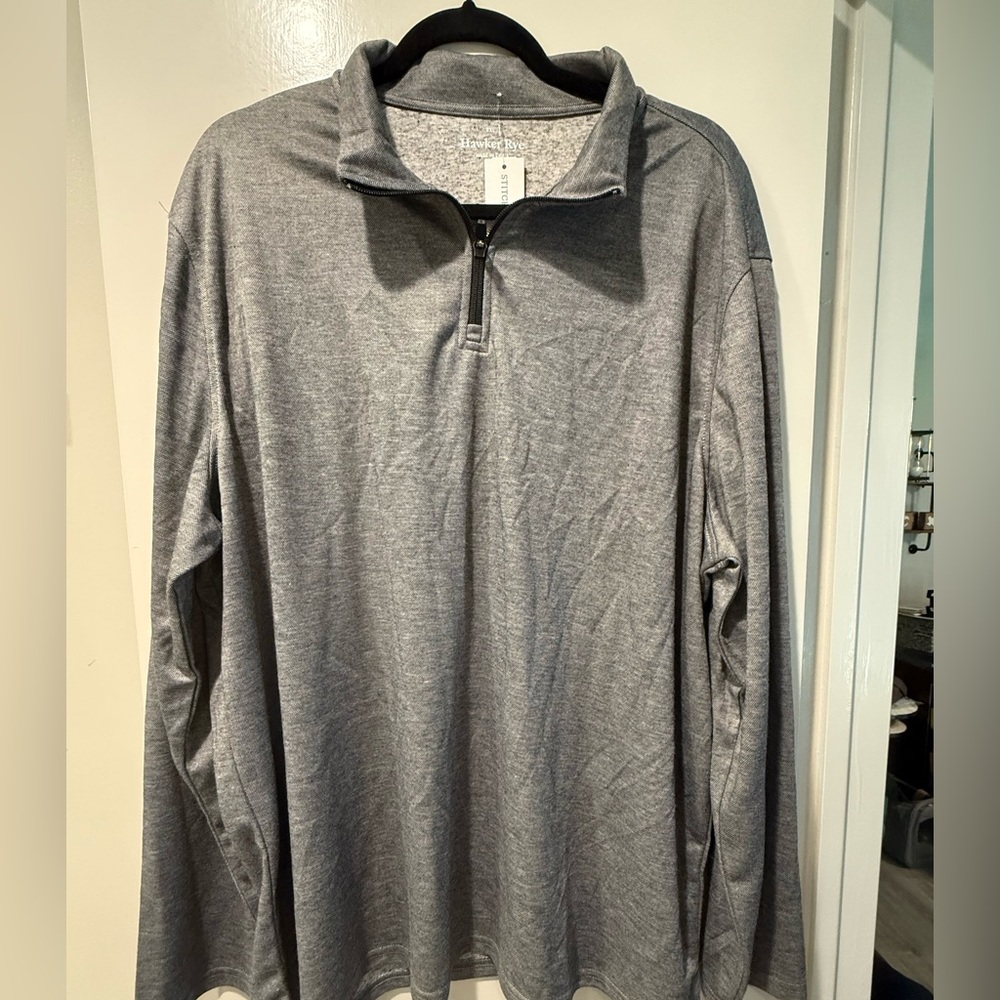 Hawker-Rye Quarter Zip Pull over